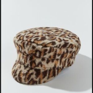 NWT Urban Outfitters Cheetah Print Cabby Hat